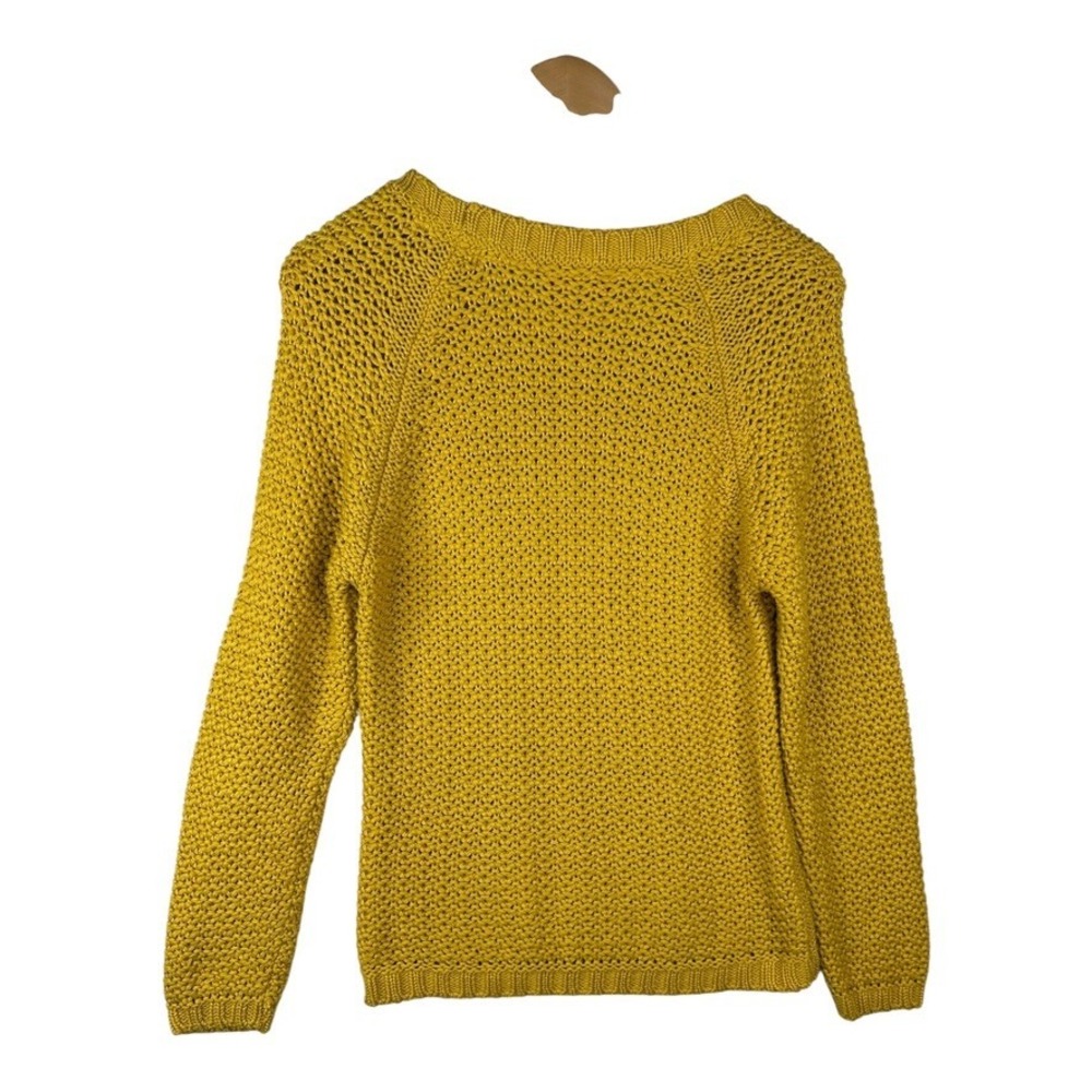 Cozy Yellow Knit Sweater - Picture 2 of 7